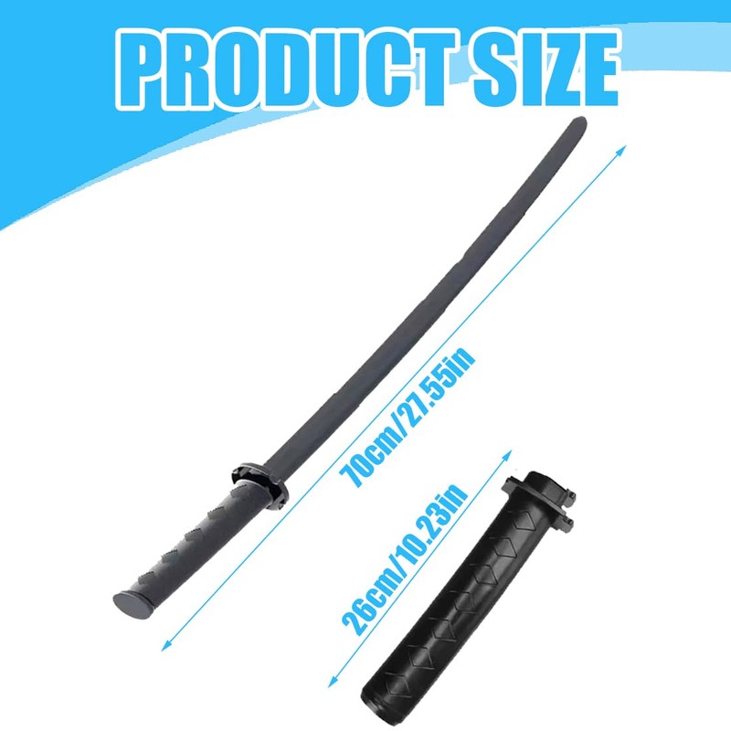 JAWUZ 2pcs Ninja Sword, 3D Printed Katana Sword Fidget Toy,