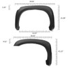 PIT66 Fender Flares, Compatible With 2005-2011 Dodge Dakota Crew Cab