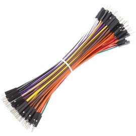 Breadboard Jumper Wires 20AWG Plus 140 Pieces U Shape Preformed and Assorted Jumper Wires Kits Plus ESD Tweezers Male to Male 0.1'' Head Jumper Wires Cable Kits