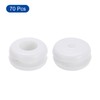 uxcell 70Pcs Rubber Grommets 2/8" (8mm) Drill Hole, 1/4" (6mm)
