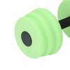 2pcs Floating Dumbbell EVA Thread Design Aquatic Exercise Dumbbell for