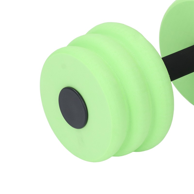 2pcs Floating Dumbbell EVA Thread Design Aquatic Exercise Dumbbell for