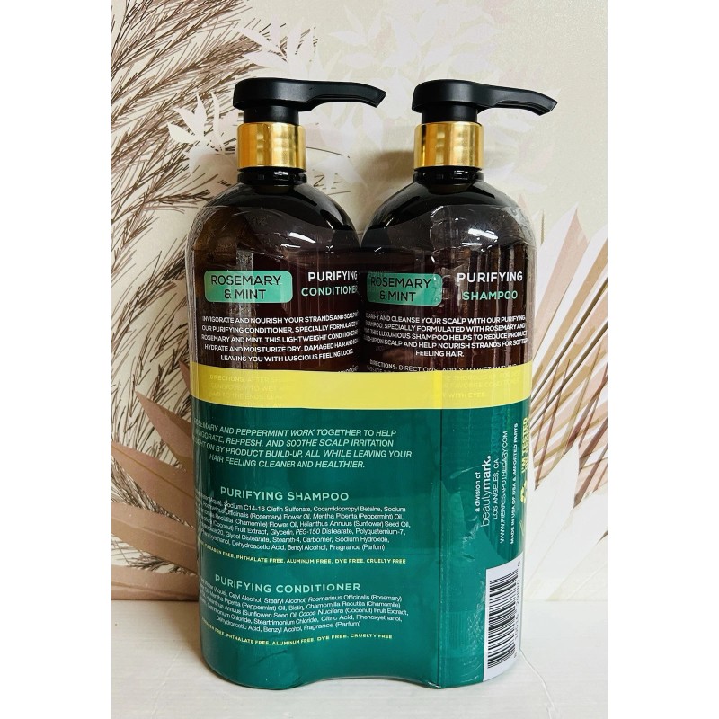 Pierre’s Apothecary ~ Rosemary & Mint Purifying Shampoo & Conditioner
