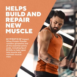 Myprotein Myprotein Impact Whey Protein Powder, 2.2 Lbs (31 Servings) Mocha, 22g Protein & 5g BCAA Per Serving, Protein Shake for Superior Performance