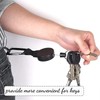 JYTDBCS Retractable Badge Reels, Retractable Keyring Extendable Key Chain Heavy