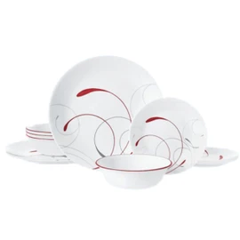 Corelle Splendor 12-piece Chips & Cracks Resistant Dinnerware Set, Service for 4