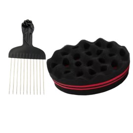 Twist Sponge - Barber Sponge Brush for Waves - Dreadlock Scrub Defining Comb for Mother Women Father Boys Girls Kids Children Family