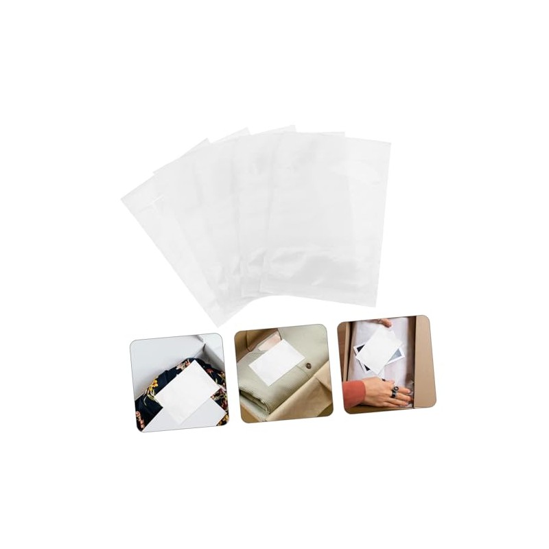 100 Piezas Bolsas Autoadhesivas Transparentes para Envío de Resistente y