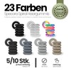 Specora Spiral Hair Scrunchies Taupe Pack of 10 - 4