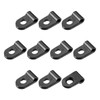 Rebower 30pcs R Type Cable Clips Wire Management Clamp for