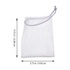FOMIYES 40pcs Nylon Mesh Soap Pouch, Hanging Handmade Soap Bubbler,