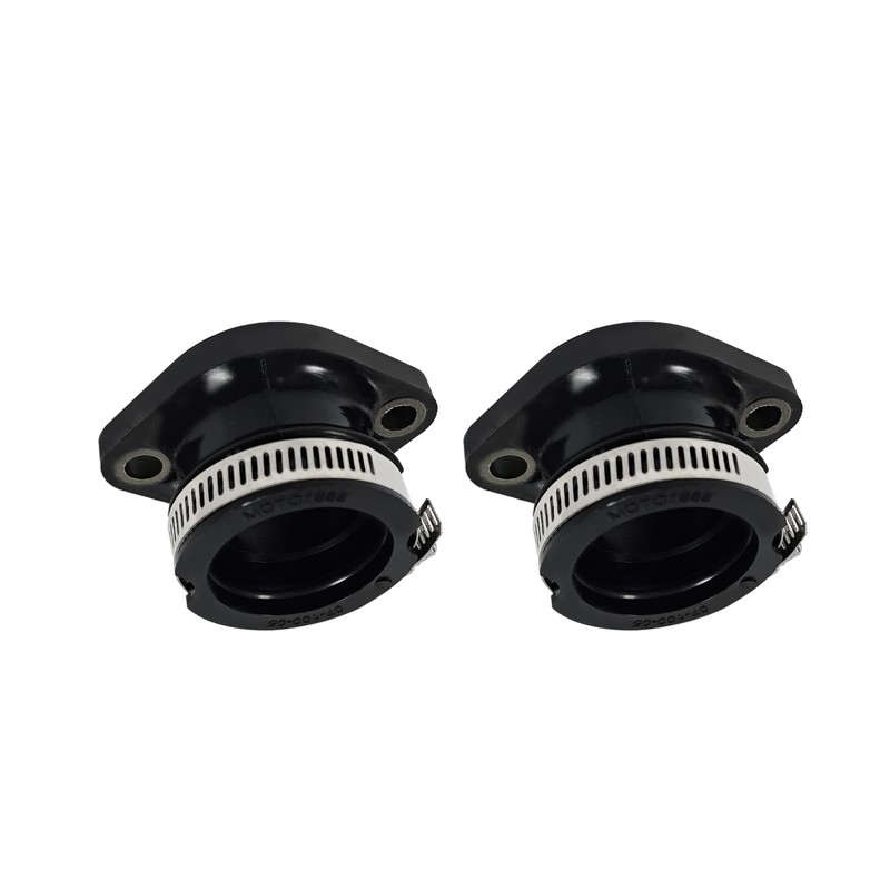 2Pcs Intake Manifold Boot Joint Carburetor Carb Flange Socket Fits