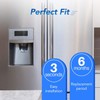 ICEPURE UKF8001 Refrigerator Water Filter Replacement for 4396395, 469006, 4P