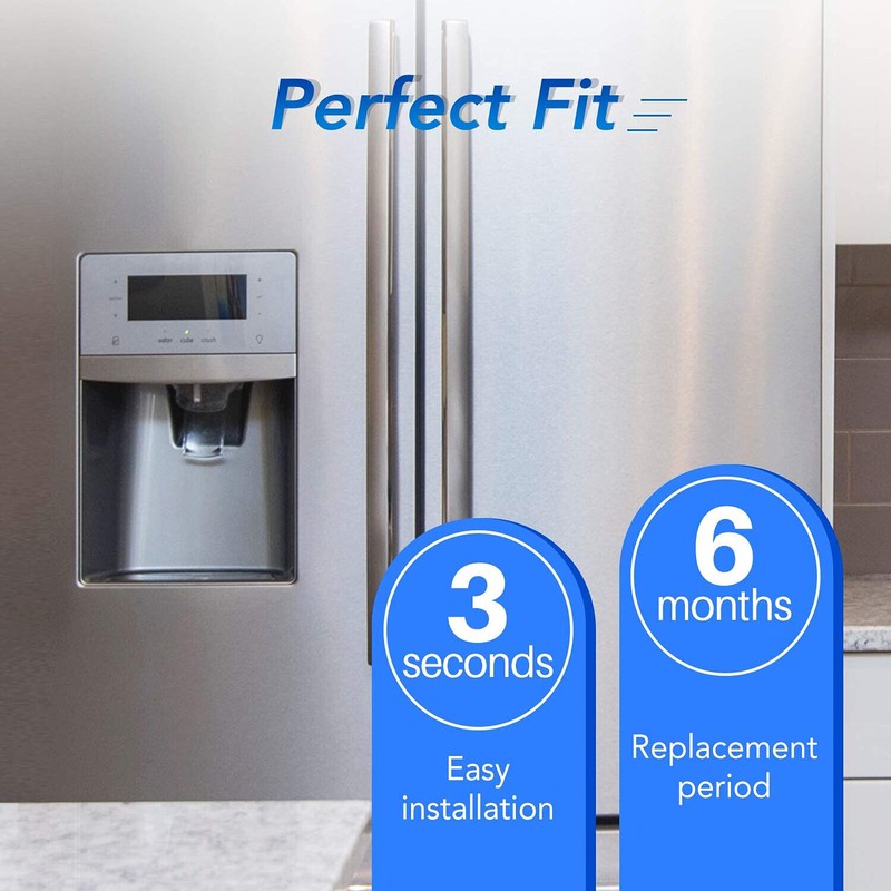 ICEPURE UKF8001 Refrigerator Water Filter Replacement for 4396395, 469006, 4P