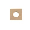 Miller Shingle Clear Cedar Light Block, Primed - 7.5 inch