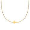 Frigotine Gold Cross Necklaces for Women, Dainty Small Pendant Choker