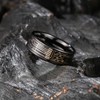 King Will Men Tungsten Wedding Band 8mm Size 14