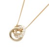 Cream Dot Necklace, Women's Popular, Long Chain, Pearl Ring, 3