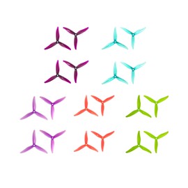 GEMFAN Hurricane Max 51377 5.1X3.0X3 3-Blade PC Propeller 3-Blades Props for FPV Racing Drone Quadcopter Frame Kit 20 pcs 10CW 10CCW