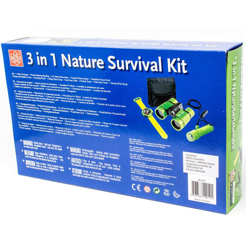 3 in 1 Survival Kit Natural Researcher Set