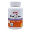 Zinc 200 + Vitaminas C Y D3 60 Cáps. Suplemento Ntx Sabor Sin Sabor