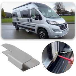 LT Easiyl Campervan Twin Sliding Door Mosquito Net Runner Bracket 304 Stainless Steel Bracket Compatible with Adria Twin Campervan Conversion Models