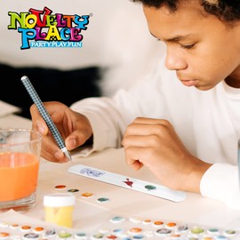 NOVELTY PLACE White Slap Bracelets, DIY Blank Party Wrist Strap Snap Band for Adults Teens & Children Families Craft Classroom Craft Activity Price Gift Costume (Pack of 25)