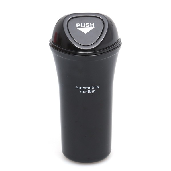 LIOOBO Mini Car Trash Can Bin with Lid Auto Dustbin