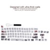 Keycaps PBT 5Sided Sublimation 71 Keys Keyboard Caps for Mechanical