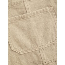 CIDER Overall Shorts For Women Jean Denim Rompers Adjustable Strap Loose Fit Overalls Summer Casual Outfits with Pockets