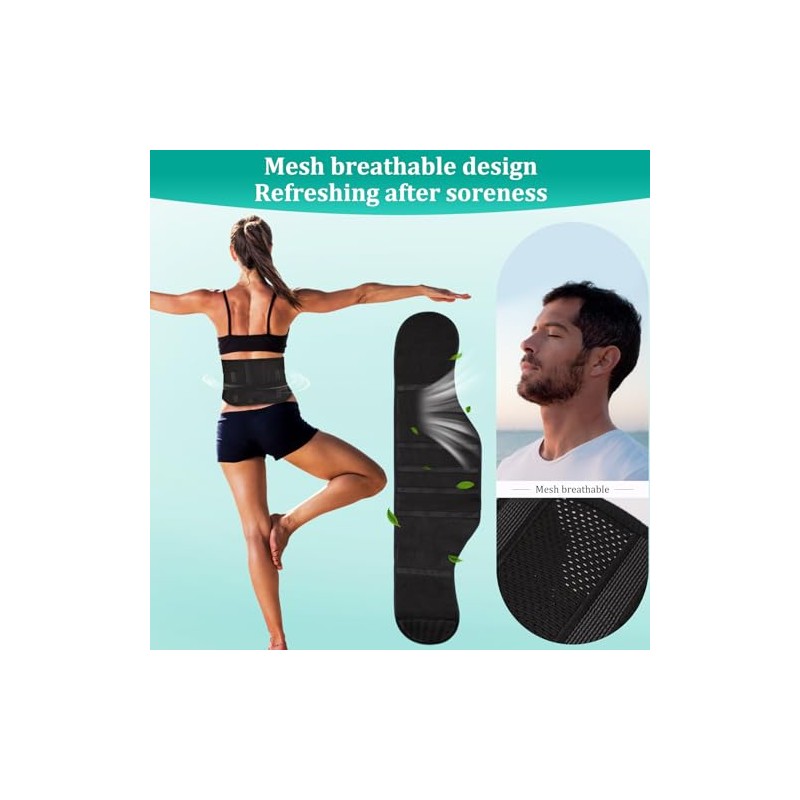 Back Brace for Men Lower Back Pain with 3D Lumbar