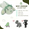 KOWSI® Microwavable & 2 LB Weighted Stuffed Triceratops Animals Plush
