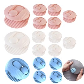 Regerly Duvet Cover Clips, 18 Pieces Duvet Holder Clips Needle-Free Duvet Cover Clips Quilt Holder Bed Blanket Clips Prevent Bunching Moving Duvet