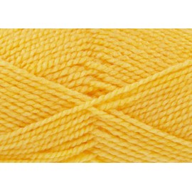 King Cole Big Value Chunky Knitting Wool/Yarn Yellow 828 - per 100g ball
