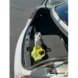 EACCESSORIES EA Rear Trunk Organizer Cargo Net for Ford Taurus 2007-2019 – Envelope Style Cargo Net for Sedan - Premium Mesh Elastic Car Trunk Organizer Vehicle Carrier Storage–Compatible with Taurus