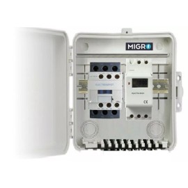 MIGRO 3 Pole Timer 50A, Time Switch 120VAC, 7 Day 24H 3Y backup, 30A, 40A w Enclosure
