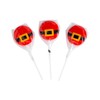 Santa Suit Character Suckers - 12 Individually Wrapped Lollipops -