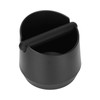 Coffee Knock Box ABS Black Grind Disposal Dump Bin with