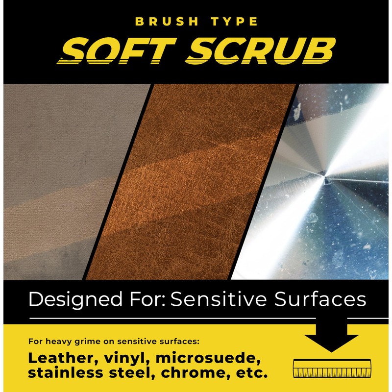 VViViD Drill Backing Plate + Power Scrub Brush Attachment, 150mm