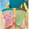 YFEIQI Cute Watermelon Slice Shape Water Bottles, 320ml Plastic Drinking