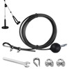 Fitness Pulley Cable 4 Meter, Adjustable Home Gym Pulley System,