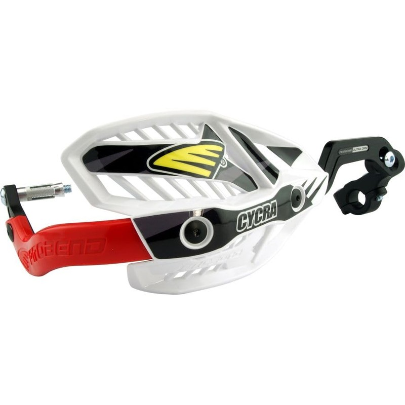 Cycra Pro Bend Ultra Hand Guard Kit (7/8") (Red)