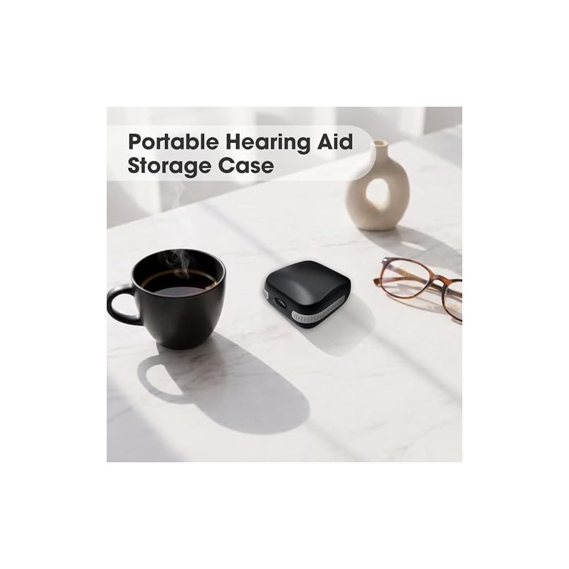 Hearing aid storage box: the hearing aid case is compatible