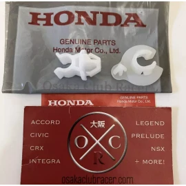 Honda Genuine OEM 92-96 Honda Prelude Hood Prop Rod Catch Clip & Holder Grommet New BB