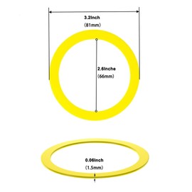 Flush Valve Seal for Kohler, GP1059291 Silicone Replacement for Toilets - Upgraded Seal Kit Compatible with Kohler K-GP1059291 Canister-2 PCS