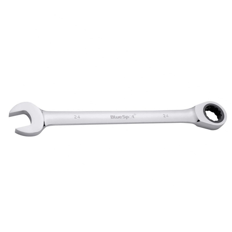 Blue Spot Tools 05120 24mm Chrome Vanadium Ratchet Spanner Fixed