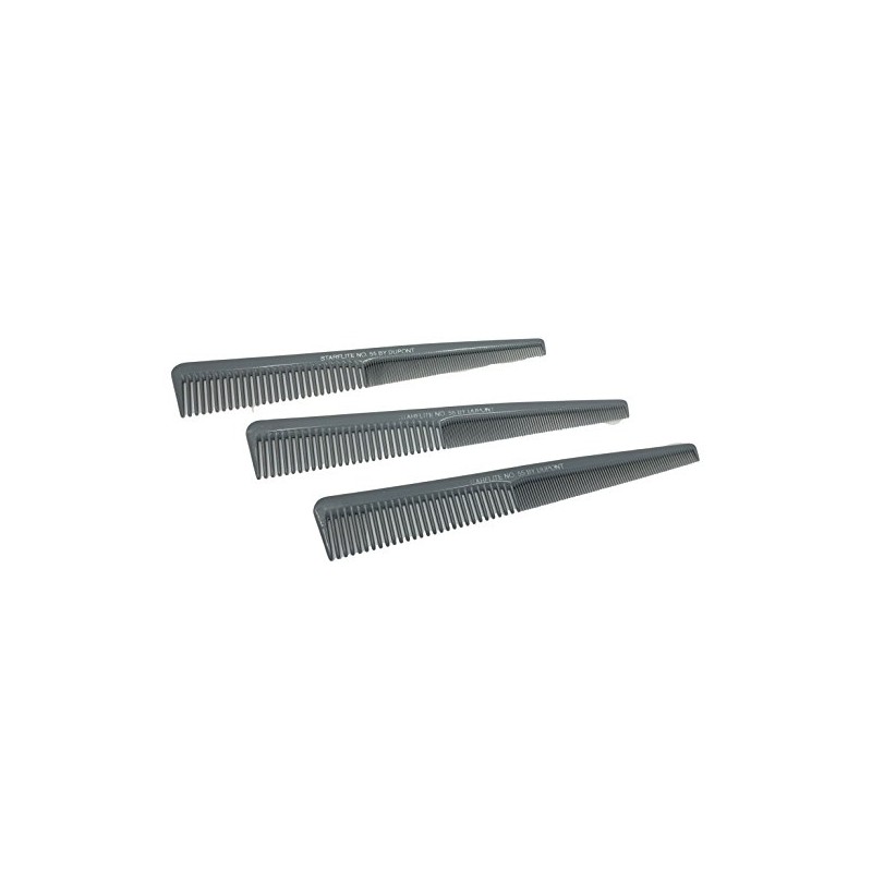 Dupont Starflite Barber Comb #55-3 Pack