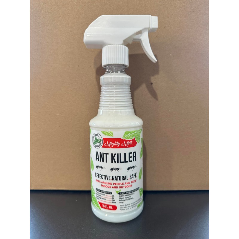 Mighty Mint Peppermint Oil Ant Killer Spray – Natural Ant