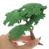 Tofficu 3PCS Miniature Pine Tree Set - Artificial Evergreen Landscape