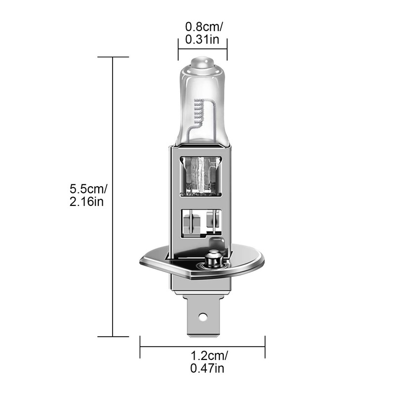WinPower H1 70W 24V Truck Headlight Halogen Bulbs 3000K Yellow